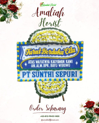 Papan Bunga Duka di 7 Ulu
