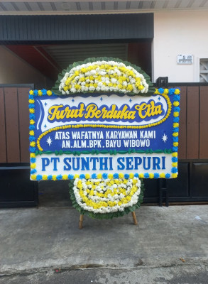 Papan Bunga Duka di 7 Ulu