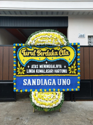 Papan Bunga Duka di 7 Ulu